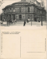 Düsseldorf Straßen Verkehr Mit Pferde Kutsche Am Stadttheater 1905 - Duesseldorf