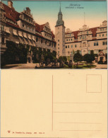 Ansichtskarte Merseburg Schlosshof - Coloriert 1907 - Sonstige & Ohne Zuordnung