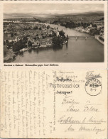 Konstanz Luftbild Stadt Panorama Rhein Ausfluss 1940  Im 2. Weltkrieg - Konstanz