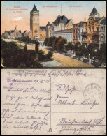 Postcard Posen Poznań St. Martinstraße 1918  Gel. Feldpost Glowno - Polen