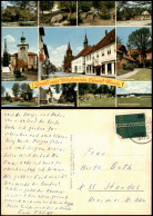 Walsrode Mehrbildkarte  Kirche, Luisenhöhe, Rathaus, Straßen, Vogelpark   1971 - Walsrode