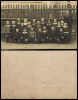 Schule: Klassenfoto - Klassentreffen Lehrer Schüler 1913 Privatfoto - Unclassified