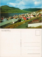 Postcard Tvøroyri Tverå Oyrnafjall Suðuroy Faroe Islands 1975 - Islas Feroe