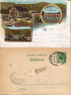 Cölbe (LK Marburg-Biedenkopf) Bahnhof, Hotel Gel. Bahnpoststempel Cassel-F 1898 - Sonstige & Ohne Zuordnung