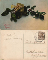 Neujahr/Sylvester - Künstlerkarte: Glocken Und Mistelzweige 1916 - New Year