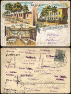 Ansichtskarte Litho AK Hohenschönhausen-Berlin Restaurant Max Kuss Saal 1904 - Hohenschönhausen