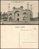Agra आगरा ( آگرا ) Sikandra Secundra Entrance Gate Near View 1914 - Inde