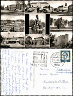 Erlangen Mehrbild-AK Mit Marktplatz, Schloss, Bahnhof, Klinik Uvm. 1964 - Erlangen