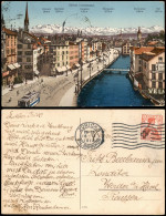 Ansichtskarte Zürich Panorama-Ansichten Stadtansicht 1913 - Andere & Zonder Classificatie