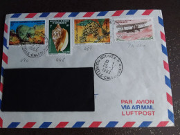 N ° 440 /446/467/PA 220 SUR LETTRE PAR AVION DE NOUVELLE CALEDONIE OBLITÉRATION NOUMEA R.P. - Collections, Lots & Series