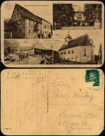 Ansichtskarte Kitzscher Gasthof, Kirche 1931  Lasndpoststempel Borna Bz Leipzig - Autres & Non Classés