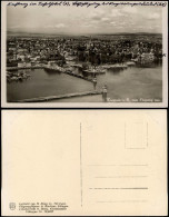 Ansichtskarte Konstanz Luftbild Totale Vom Flugzeug Aus 1940 - Konstanz