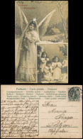 Ansichtskarte  Weihnachten - Christmas Motiv: Engel Kinder 2 Bild 1907 - Other & Unclassified