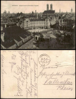 Ansichtskarte München Karlstor Rondell Stachus Frauenkirche 1908 - München