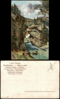 Ansichtskarte Füssen Lechfall (Wasserfall) Als Signierte Künstlerkarte 1900 - Füssen