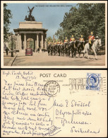 Postcard London THE GUARDS AND WELLINGTON ARCH 1961 - Sonstige & Ohne Zuordnung