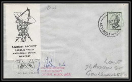 5419/ Espace (space) Lettre (cover) 30/3/1969 (signed Autograph) Stadan Facility Orroral Valley Australie (australia) - Ozeanien