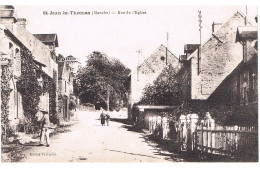 St Jean Le Thomas - Rue De L'Eglise - Autres & Non Classés