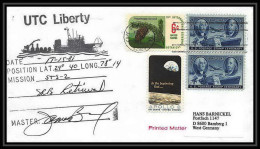 8585/ Espace (space) Lettre (cover) 25/11/1981 Signé (signed Autograph) Utc Liberty Bateau (bateaux Ship Ships) USA - USA