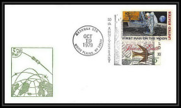 8229/ Espace (space Raumfahrt) Lettre (cover Briefe) 19/10/1979 10 Anniversary Apollo 11 Wespex White Plans USA - USA