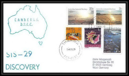 9828/ Espace (space Raumfahrt) Lettre (cover Briefe) 14/3/1989 Sts-29 Shuttle (navette) Australian Antarctic Territory - Océanie