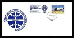 9113/ Espace (space) Lettre (cover) 30/11/1983 Sts 3 Shuttle (navette) Columbia World Communications Solomon Islands - Oceania