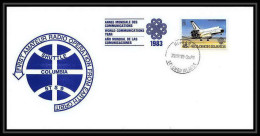 9113/ Espace (space) Lettre (cover) 30/11/1983 Sts 3 Shuttle (navette) Columbia World Communications Solomon Islands - Ozeanien