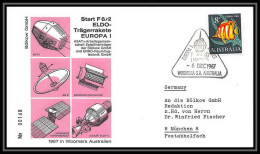 10901/ Espace (space Raumfahrt) Lettre (cover Briefe) 6/12/1967 Europa 1 Rocket Launched Woomera Australie (australia) - Oceania