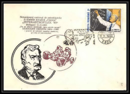 10203/ Espace (space Raumfahrt) Lettre (cover Briefe) 11/11/1990 Oberth Interastrofilex 90 Roumanie (Romania) - Europe