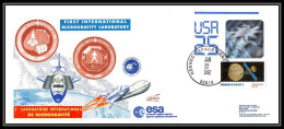 11994 Microgravite Microgravity Laboratory 1992 USA Espace (space Raumfahrt) Lettre (cover Briefe) - Verenigde Staten