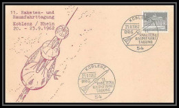 11713/ Espace (space Raumfahrt) Lettre (cover Briefe) 21/9/1962 Raketen Koblenz Allemagne (germany DDR) - Europa