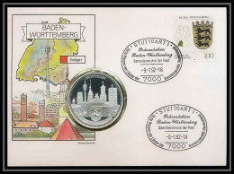 11561/ Lettre (cover Numisbrief Monnaies Coins) Baden Wuttemberg 9/1/1992 Allemagne (germany) - Storia Postale