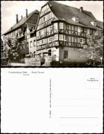 Ansichtskarte Frankenberg (Eder) Strassen Partie Am Hotel Sonne 1960 - Frankenberg (Eder)