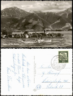 Ansichtskarte Chiemsee Fahrgastschiff Passiert Die Fraueninsel Chiemsee 1967 - Chiemgauer Alpen