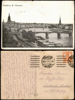 Frankfurt Am Main Panorama-Ansicht Totalansicht Main Partie 1918 - Frankfurt A. Main