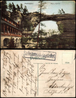 Tetschen-Bodenbach Decín Prebischtor 1910  Stempel: In Oesterreich Eingeliefert - Czech Republic