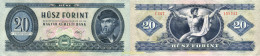 976 HUNGRIA 1975 20 FLORIN HUNGRIA 1975 - Hungary