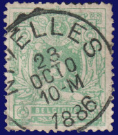 N°45 - Belle Oblitération "NIVELLES" - 1869-1888 Lying Lion