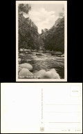 Ansichtskarte Treseburg Fluss Partie Bodetal Im Harz (DDR Karte) 1955 - Sonstige & Ohne Zuordnung