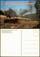 Personenzug Mit Dampflok "Mit Volldampf Zum Brocken" Brockenbahn 1991 - Trains