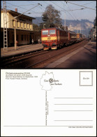 Eisenbahn Lokomotive ČD-Elektrolokomotive 372 003 Im Bahnhof Stadt Wehlen 1994 - Trains