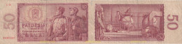 1919 CHECOSLOVAQUIA 1964 50 CZECHOSLOVAK KORUN BANKNOTE 1964 - Czechoslovakia