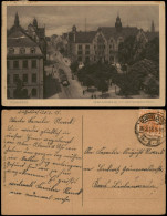 Ansichtskarte Düsseldorf Graf-Adolf-Platz Mit Oberpostdirektion 1918 - Duesseldorf