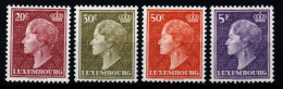 Luxembourg 1958 GD Charlotte Mi 586/589 (Ref: 1080) - Nuevos