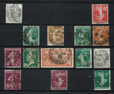 FRANCE Paris Périodiques R.P. Xx Ca.1900-30: Lot De 14 TP Obl. Avec No Entre 41 Et 60 - Journaux