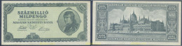 4557 HUNGRIA 1946 HUNGRIA SZAZMILLIO MILPENGO 1946 - Hungary