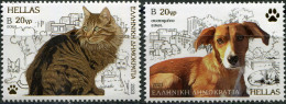 Greece 2023. World Stray Animal Day (MNH OG) Set Of 2 Stamps - Unused Stamps