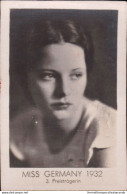 Bh4 Figurina Card Cpsm STAR Le Donne Piu' Belle Del Mondo  Miss Germany 1932 - Otros & Sin Clasificación