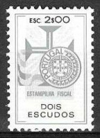 Revenue, Portugal - Estampilha Fiscal, Série De 1990 -|- 2$00 - MNH - Unused Stamps