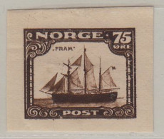 Essay FRAM Ship 75 Ore MH (with Original Gum) SCARCE, Christiania Philatelist Club's Competition 1914 - VIPauction001 - Unused Stamps